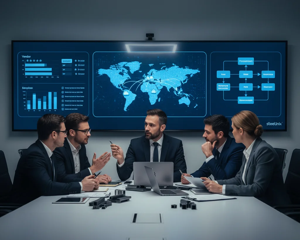 State-of-the-art commercial steel complex engineered, fabricated, and supplied by Steellnix for maximum precision and efficiency