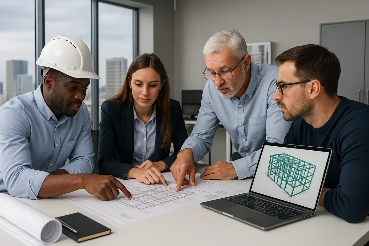 State-of-the-art commercial steel complex engineered, fabricated, and supplied by Steellnix for maximum precision and efficiency